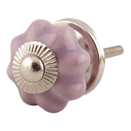 Lavender Small Ceramic Melon Drawer Knob online